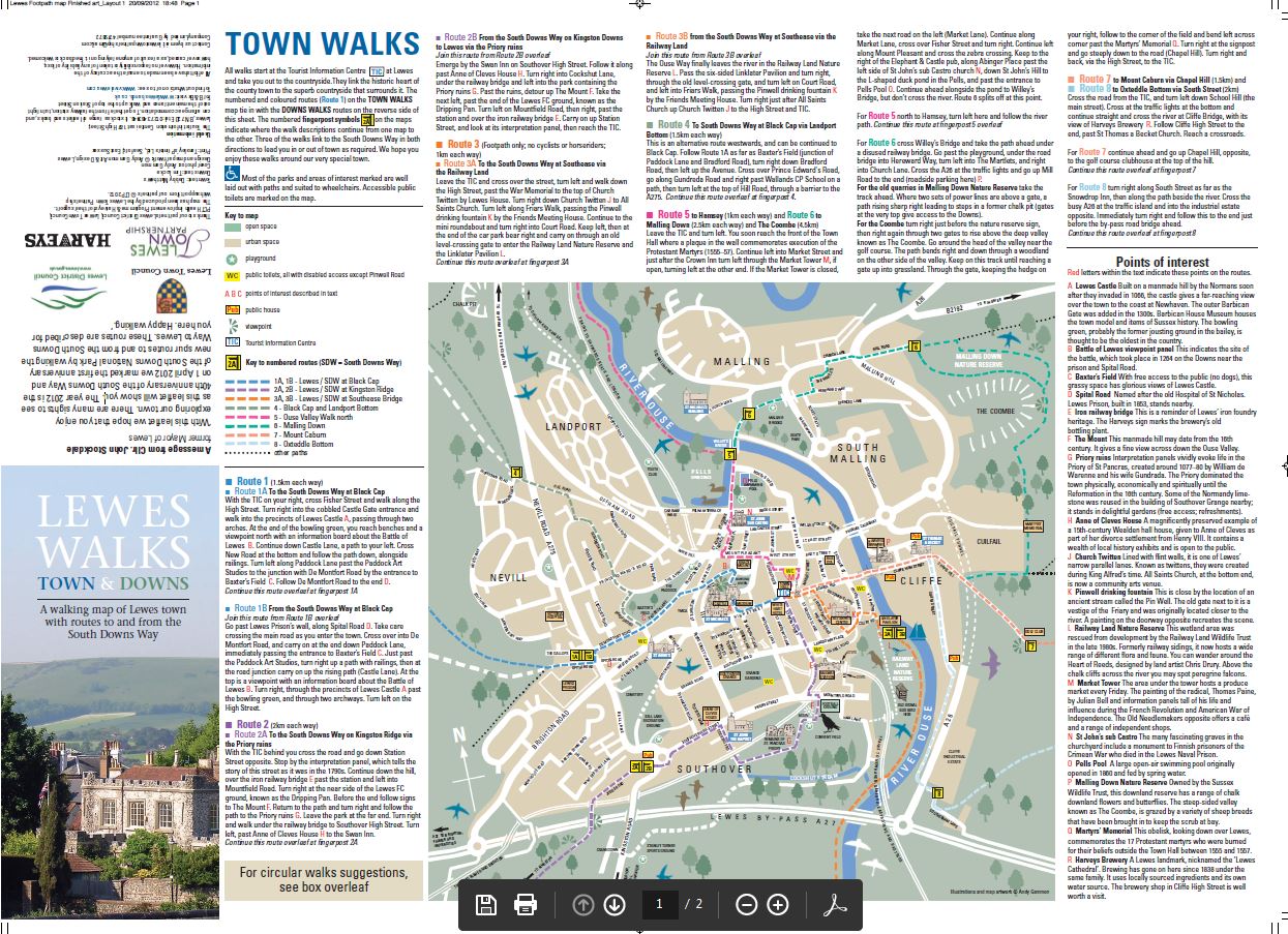 Maps Visit Lewes